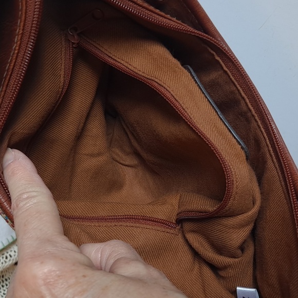 Fossil Multi Color Basket Weave Straw Purse - Picture 9 of 16